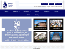 Tablet Screenshot of nativitycatholicschool.org